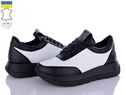 Кроссовки Gleb M236 білий-чорний шкіра от магазина Frison