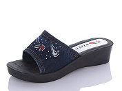 Шлепанцы Sali 71 синій от магазина Frison