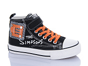 Кеды Comfort-Baby 9111-1 чор-помаран.(31-37) от магазина Frison