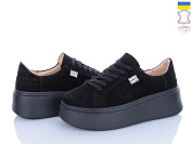 Кроссовки A.N.I.One 50712 чорний замш от магазина Frison