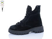 Ботинки Sali 5-7 чорний з чор-п.зима от магазина Frison