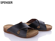 Шлепанцы Spencer Лексус 01 чорний от магазина Frison