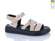 Босоножки Sali 2105 бежевий з чор-п. от магазина Frison