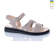 Босоножки Sali 2602 капучино чор-п. от магазина Frison