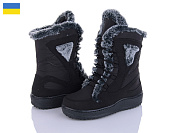 Ботинки Kindzer K3 чорний термо от магазина Frison