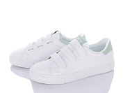Кеды Violeta Y116-4775 white-green от магазина Frison