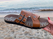 Шлепанцы Malibu MKD25 camel от магазина Frison