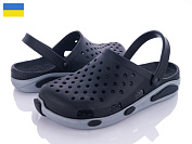 Кроксы Kredo Кредо 2090 черный-серый от магазина Frison