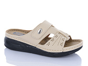 Шлепанцы Sali One 810-1 бежевий от магазина Frison