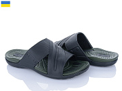 Шлепанцы Vladimir DS П16 чор-т.зелений от магазина Frison