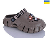 Кроксы Malibu 6770 беж/коричневий от магазина Frison