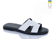 Шлепанцы Garti 11 білий шк. от магазина Frison