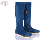 Сапоги Mona Liza 315 синий-белый от магазина Frison