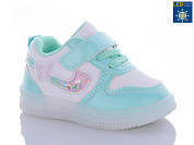 Кроссовки Comfort-Baby 875 зелений LED от магазина Frison