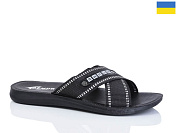 Шлепанцы Gurkem TRK2026-1 Kolon N чорний-білий от магазина Frison