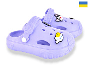 Кроксы Rai Shoes 3001 бузковий от магазина Frison