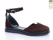 Туфли Sali 2225-065 коричневий з чор-п. от магазина Frison