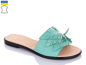 Шлепанцы No Brand 119-600 зелений от магазина Frison