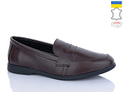 Туфли Sali B2 коричневий к чор-п. от магазина Frison