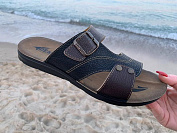 Шлепанцы Malibu MKN6834 black-brown от магазина Frison