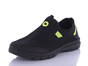 Кроссовки Restime PML22820 black-l.green от магазина Frison