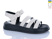 Босоножки Sali 2102 бежевий чор-п. от магазина Frison