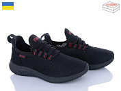 Кроссовки Paolla 5020 чорний-червоний от магазина Frison