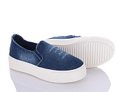 Слипоны Violeta 4-209 navy от магазина Frison