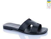 Шлепанцы Garti 64 чорний шкіра от магазина Frison