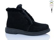 Ботинки Sali X377-1 чорний з чор-п.зима батал от магазина Frison