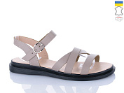 Босоножки Sali 2601 капучино чор-п. от магазина Frison