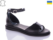 Босоножки Garti 82/1 черн кожа от магазина Frison