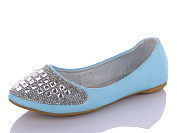 Балетки Леопард A7 l.blue от магазина Frison