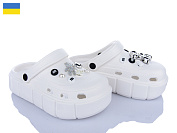 Кроксы Roks Progress 152-2-6 білий от магазина Frison