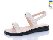 Босоножки Sali 1108 бежевий чор-п. от магазина Frison