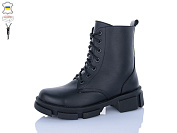 Ботинки Qq Панда 636 чорний от магазина Frison