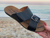 Шлепанцы Malibu MKD3830 black от магазина Frison