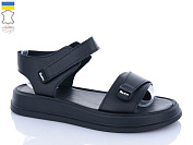 Босоножки Garti 7 чорний шк. от магазина Frison