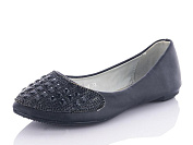 Балетки Леопард A7 чорний от магазина Frison