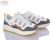 Кроссовки No Brand 6621 white-orange от магазина Frison