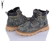 Ботинки Violeta Y160-B8090-1 army green от магазина Frison