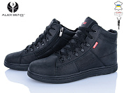 Ботинки Alex Bens 15 L-M чорний от магазина Frison