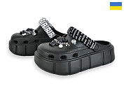 Кроксы Rai Shoes E152-2-4 чорний от магазина Frison