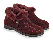Ботинки Rai Shoes 2202 бордовий от магазина Frison