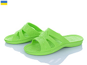 Шлепанцы Vladimir Cross 007 троянда-салатовий от магазина Frison