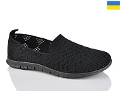 Слипоны Demur 002-1 чорний от магазина Frison