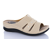 Шлепанцы Sali One 201-15 бежевий от магазина Frison