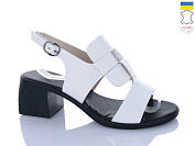 Босоножки Sali 160 білий чор-п. от магазина Frison