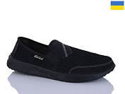 Слипоны Demur 6148 чорний от магазина Frison