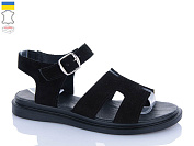 Босоножки Garti 5 чорний замш от магазина Frison